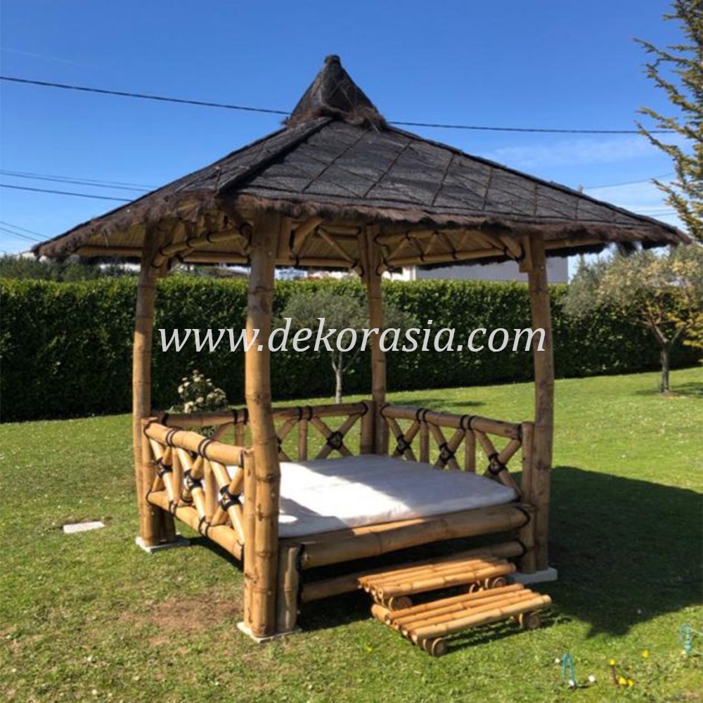 Bamboo Gazebo for Home Garden, Bamboo Gazebo Outdoor